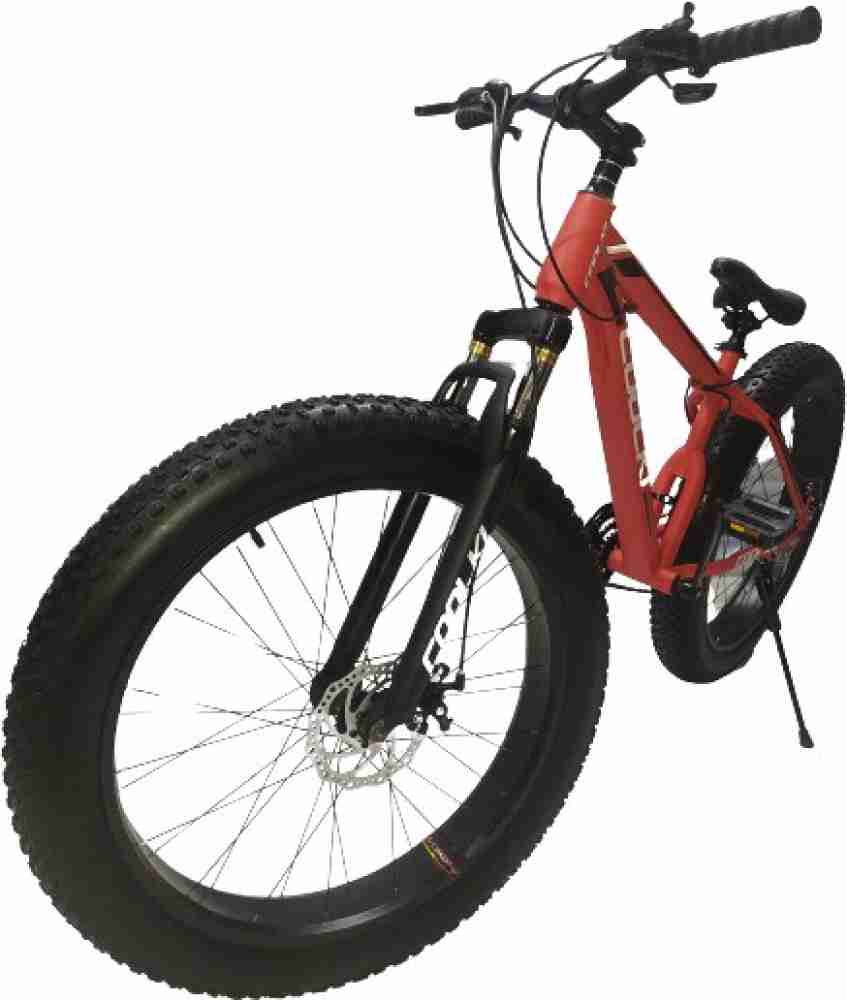 Coolki Big Fat Tyre Mountain 26T Bike 21 Gear Speed Bicycle Disc