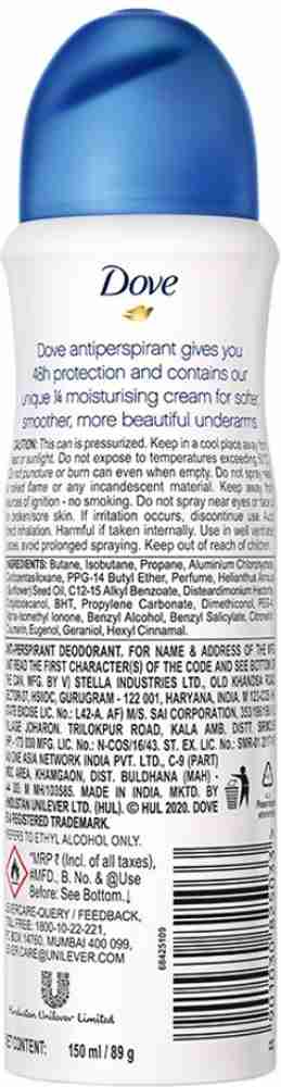 Dove original deodorant 2025 spray