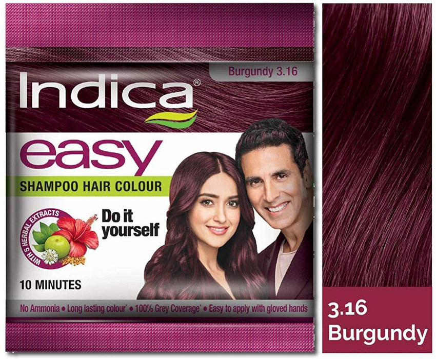 COD]by850jxho355 INDICA Herbal Hair Colour (Dye) - 10 Minutes With Amla  Henna Hibiscus NATURAL BLACK 45g Readystock | Lazada PH