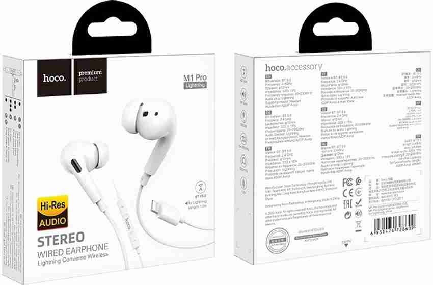 HOCO Wired earphones for Lightning M1 Pro Original series with