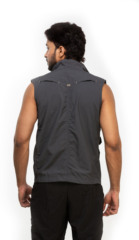 Mens sleeveless utility on sale jacket