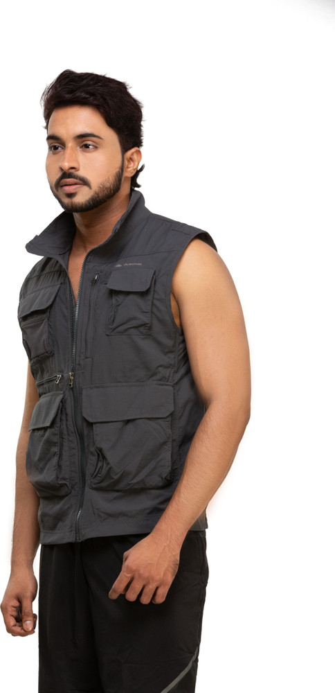 Forclaz by Decathlon Sleeveless Solid Men Jacket Buy Forclaz by