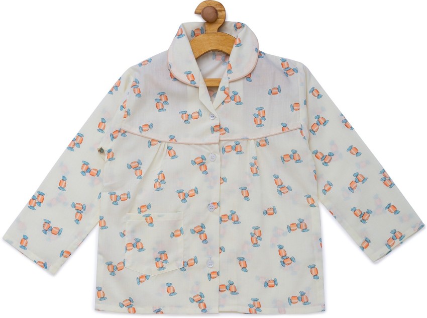 Fuzzy Bear Kids Nightwear Girls Printed Cotton Price in India - Buy Fuzzy  Bear Kids Nightwear Girls Printed Cotton online at