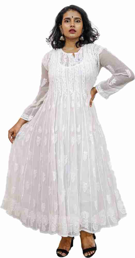Lakhnavi anarkali kurti top
