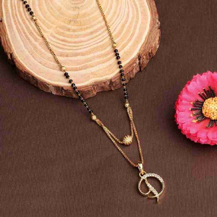 Letter mangalsutra store