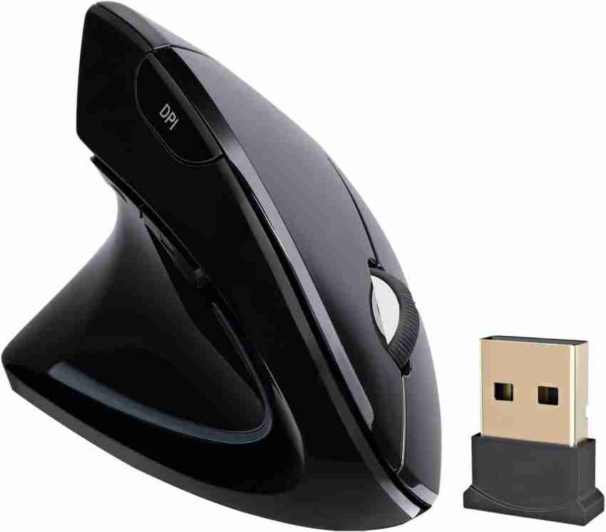microware Ergonomic Mouse, Wireless Mouse 2.4ghz Optical Vertical Wireless  Mice : Left Handed Mouse, Wireless 2.4G USB Left Hand Ergonomic Vertical  Mouse, Less Noise - Black Wireless Optical Gaming Mouse - microware 