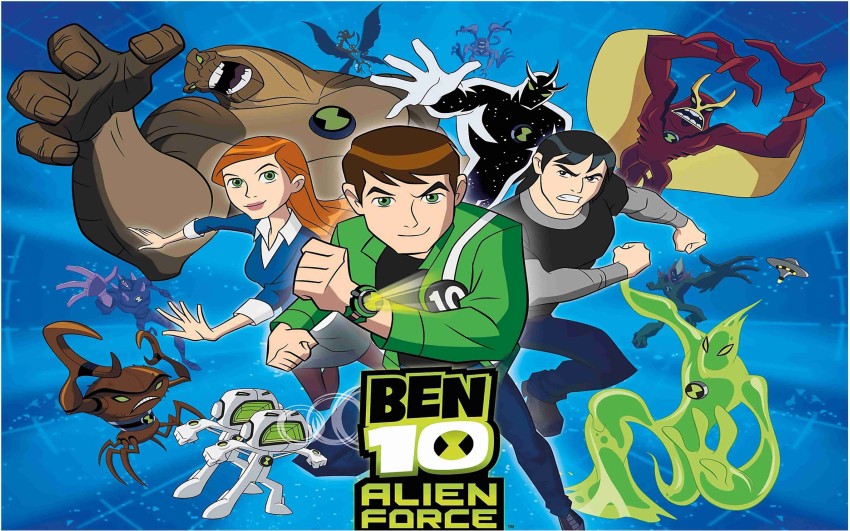 Ben 10 Cartoon Wall Poster For Room With Gloss Lamination M34 Paper Print -  Comics, Children, Gaming posters in India - Buy art, film, design, movie,  music, nature and educational paintings/wallpapers at