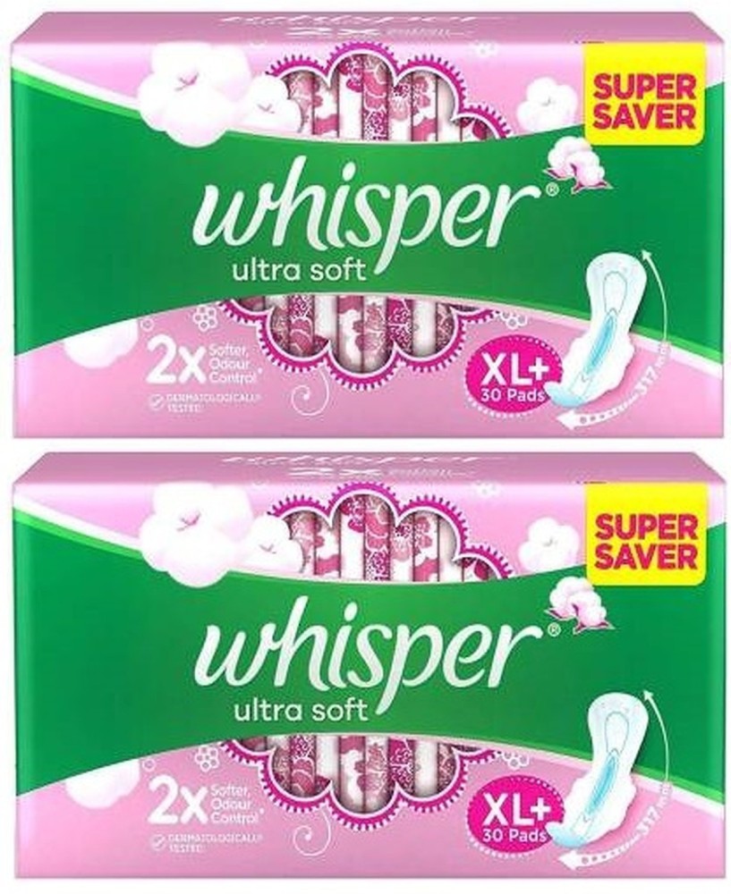 Whisper Ultra Clean Sanitary Pads - XL Plus – Fresh Club