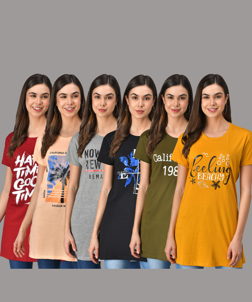 Women's t shirt online flipkart on sale