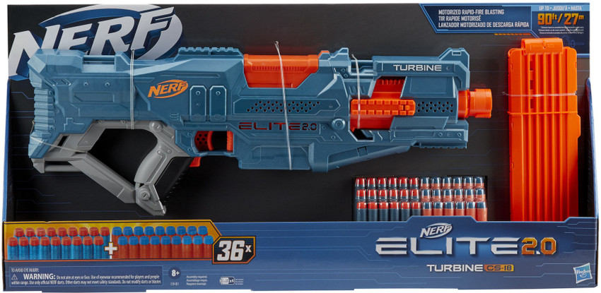 2012 Nerf RAPID STRIKE CS-18 Elite Soft 18 Dart Clip Automatic Battery Gun  Toy