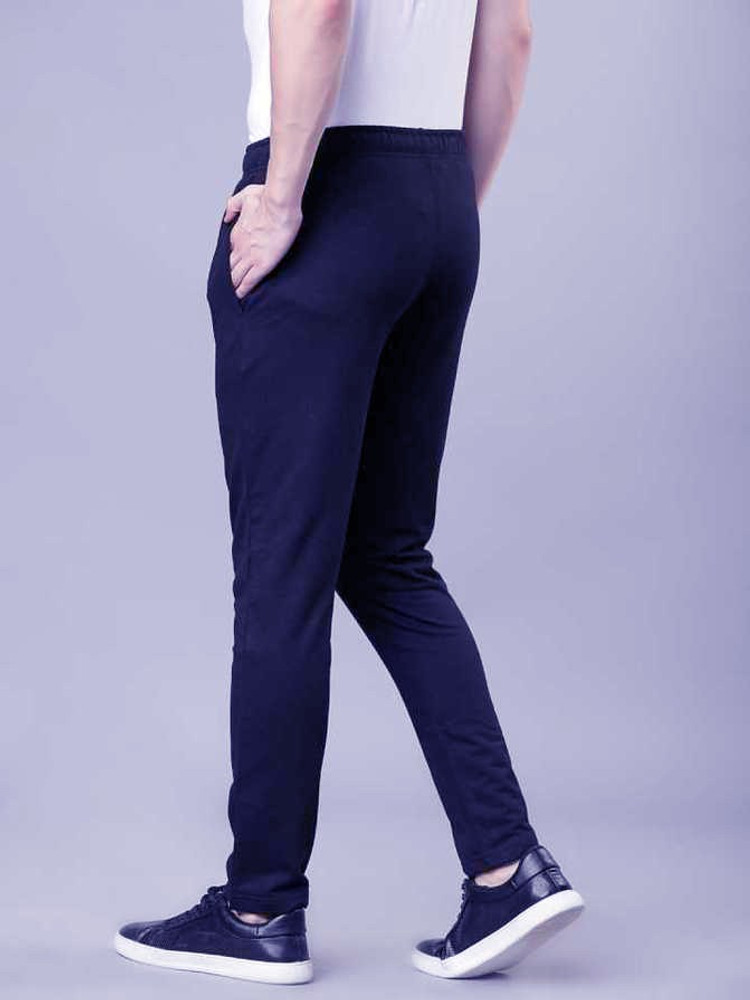 UBOF Solid Men Blue Track Pants - Buy UBOF Solid Men Blue Track Pants  Online at Best Prices in India | Flipkart.com