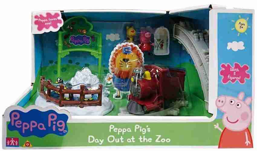 Peppa pig day out hotsell at the zoo playset