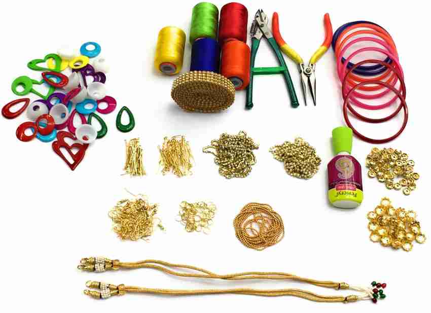Silk thread jewellery outlet making kit flipkart
