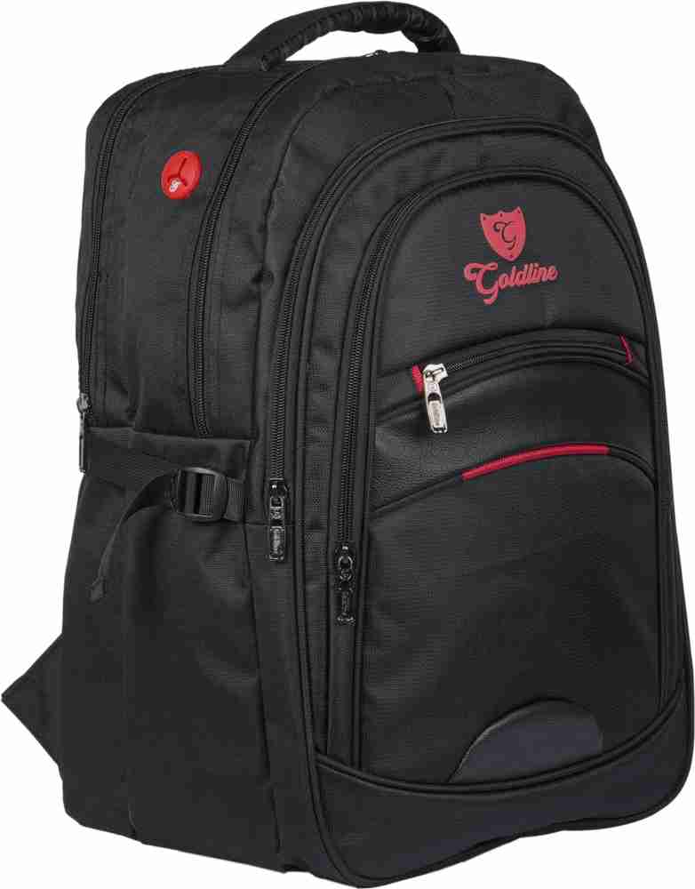 GOLDLINE Large 44 L Laptop Backpack Stylish School College Bag for Girls Boys Modern Design Leak Proof Water Resistant 44L Office Bag with Water Bottle Pocket Lightweight MR Bag Business Casual Trendi...