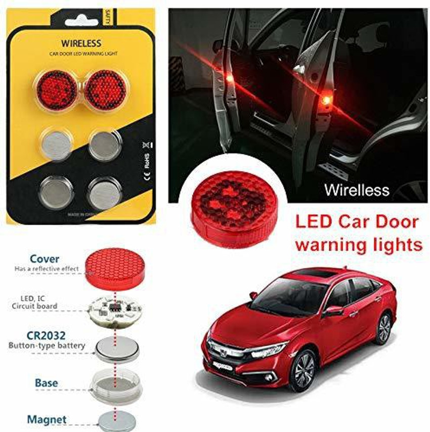 Wireless car door deals led warning light