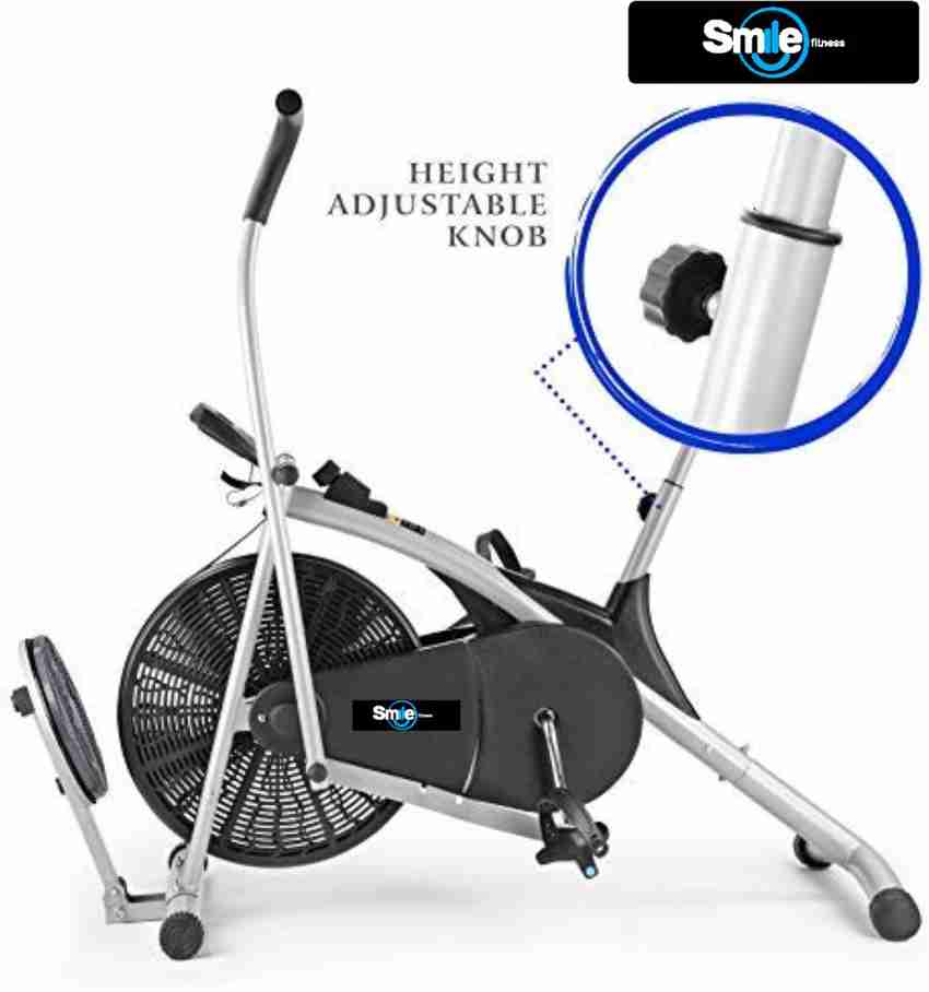 Smile Fitness Air Bike Fitness Exercise Cycle For Home Moving Handles Upright Moving Dual Action Stationary Exercise Bike Buy Smile Fitness Air Bike Fitness Exercise Cycle For Home Moving Handles Upri...