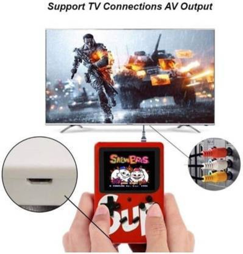 wonder digital SUP X Game Box 400 in One Handheld Game Console With Remote Controller Can Connect to A TV 2 Player Only 2nd Player Play with Remote 8 GB