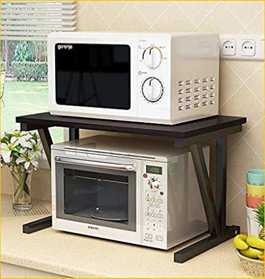 PAXMER Utensil Kitchen Rack Carbon Steel Wall Mount Microwave Oven stand/OTG  shelf & Organizer with Hooks/multipurpose Price in India - Buy PAXMER  Utensil Kitchen Rack Carbon Steel Wall Mount Microwave Oven stand/OTG