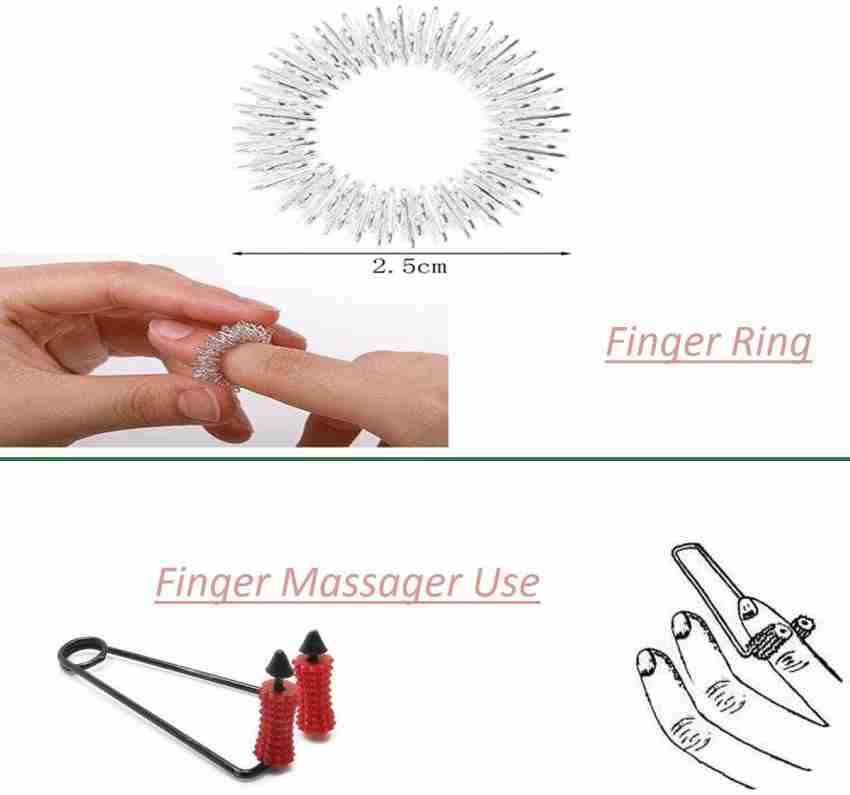 netclub NGE75 Acupressure Sujok Finger Massager Tools combo Kit