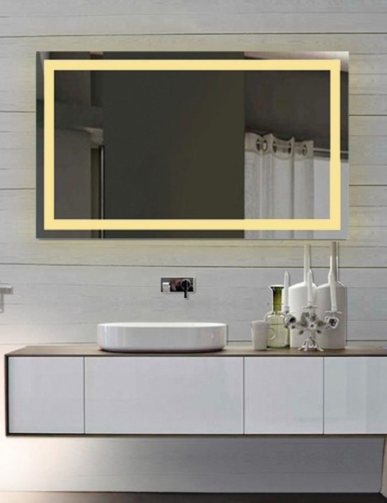 SANSKRUTI HUB LED-Wall Mounted Bathroom, Vanity, Washbasin, Office Mirror, Makeup Mirror