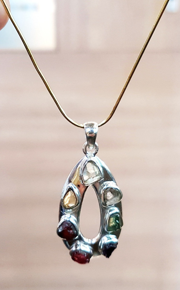 Good luck sales stone necklace