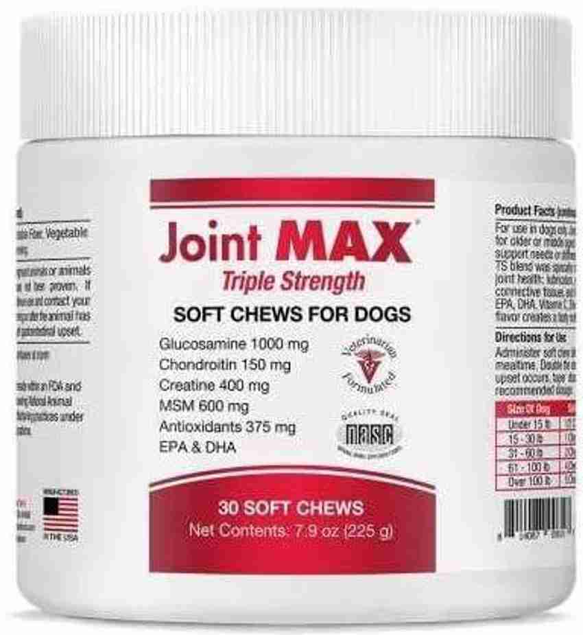 Joint max triple top strength soft chews