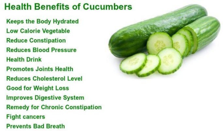 7 Health Benefits of Eating Cucumber