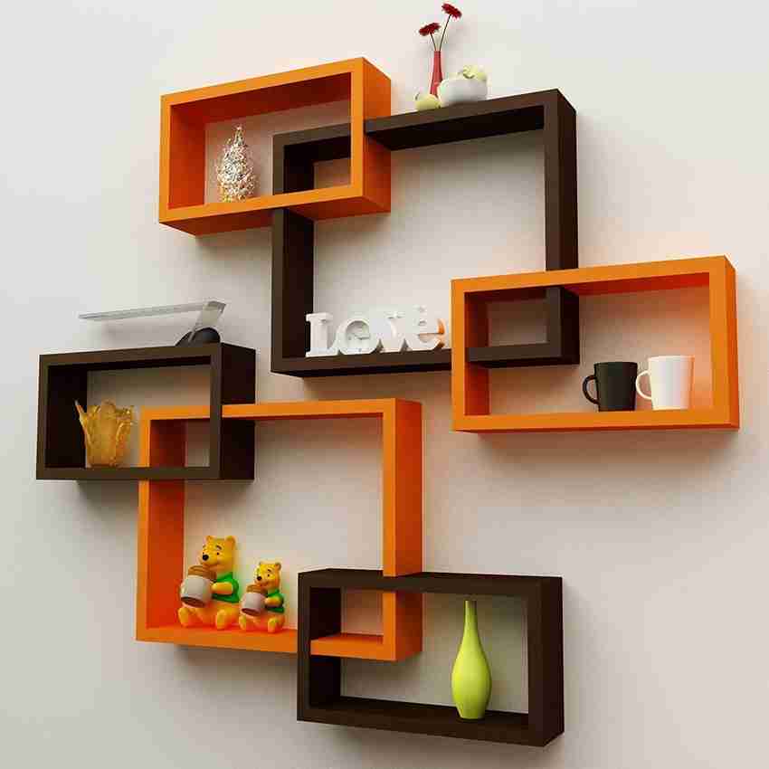 Flipkart wooden best sale wall shelf
