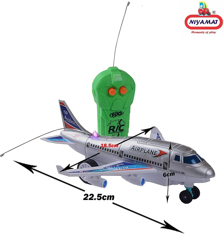 Big aeroplane toy with remote control on sale
