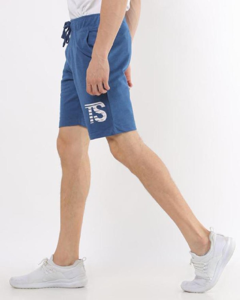 TEAMSPIRIT Solid Men Blue Regular Shorts - Buy TEAMSPIRIT Solid Men Blue  Regular Shorts Online at Best Prices in India