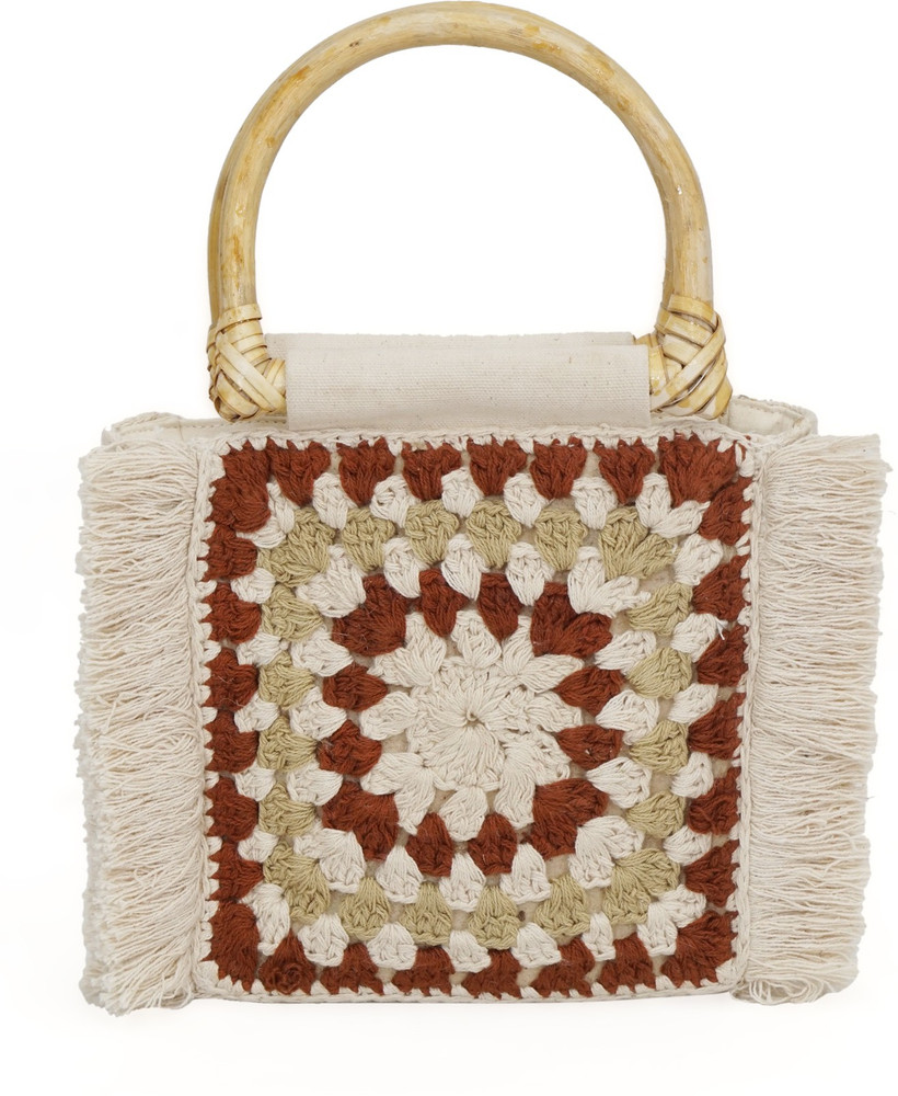 DIWAAH Multicolor Hand held Bag Women Multi cotton Women Handheld