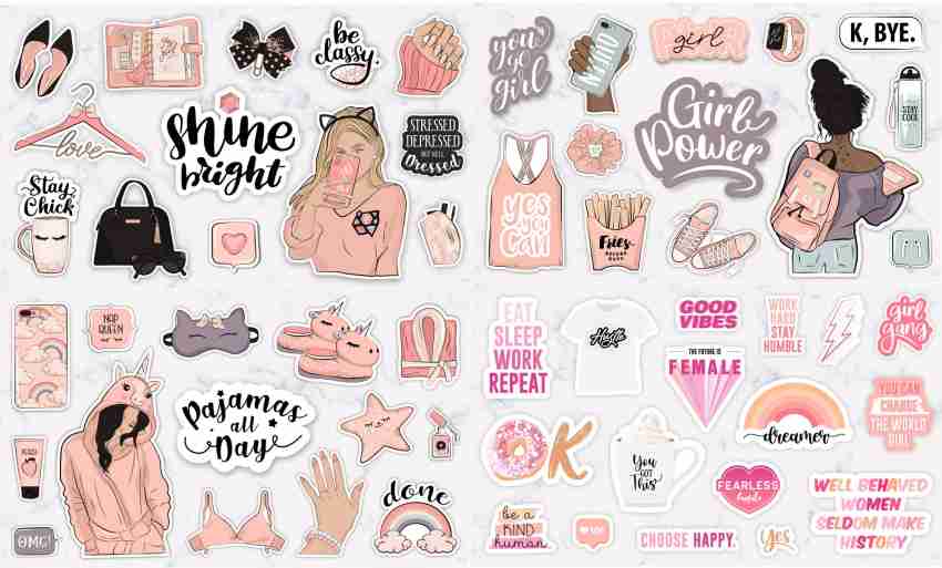 Buy Cute Birthday Party Deco Stickers / Diary Journal Doodle Sticker Sheet  Online in India 