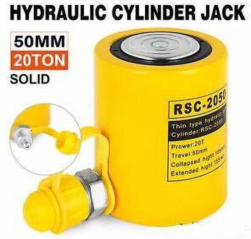 VOLTZ RSC-2050180 Hydraulic Cylinders Jack Solid with Hand pump Single  Acting Hydraulic Ram Cylinder 50mm Hydraulic Lifting Cylinders (20T 2Inch)  Vehicle Jack Price in India - Buy VOLTZ RSC-2050180 Hydraulic Cylinders Jack