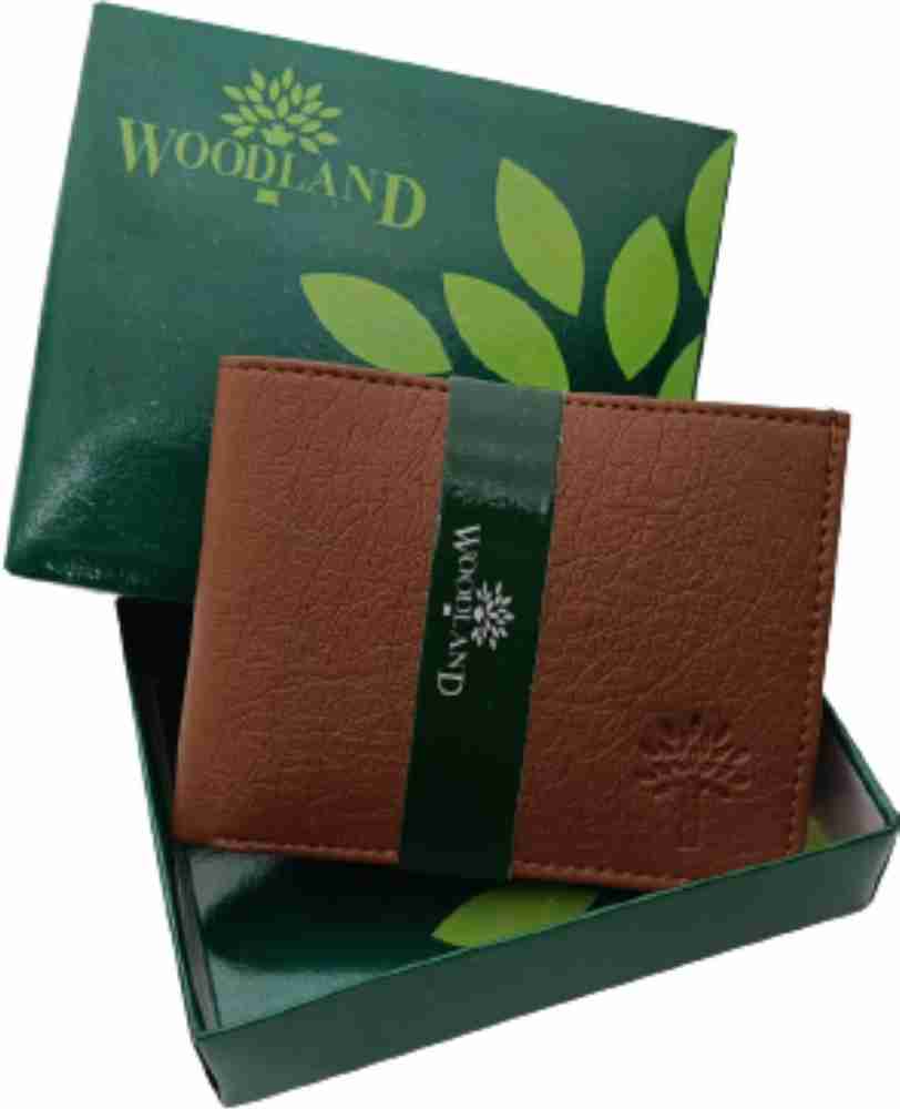 WOODLAND Men Brown Artificial Leather Wallet BROWN Price in