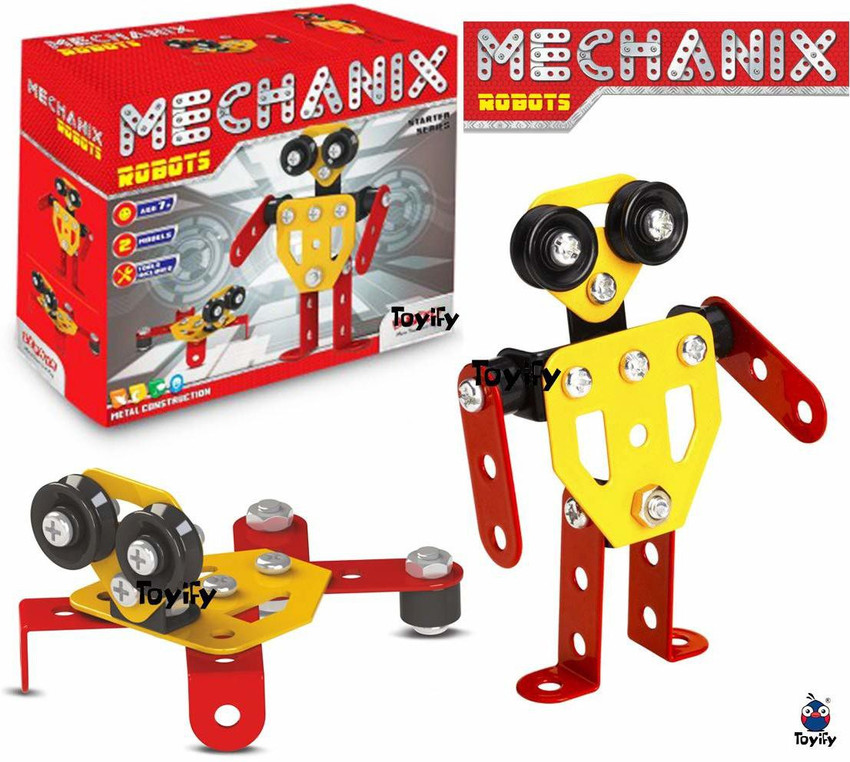 MECHANIX Metal Construction Robot Basic Set for Kids Adults