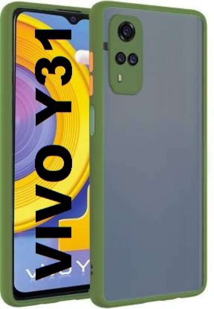 Coverskart Back Cover for VIVO Y31, Smoke Translucent Shock Proof Smooth  Silicone Back Case Cover Coverskart