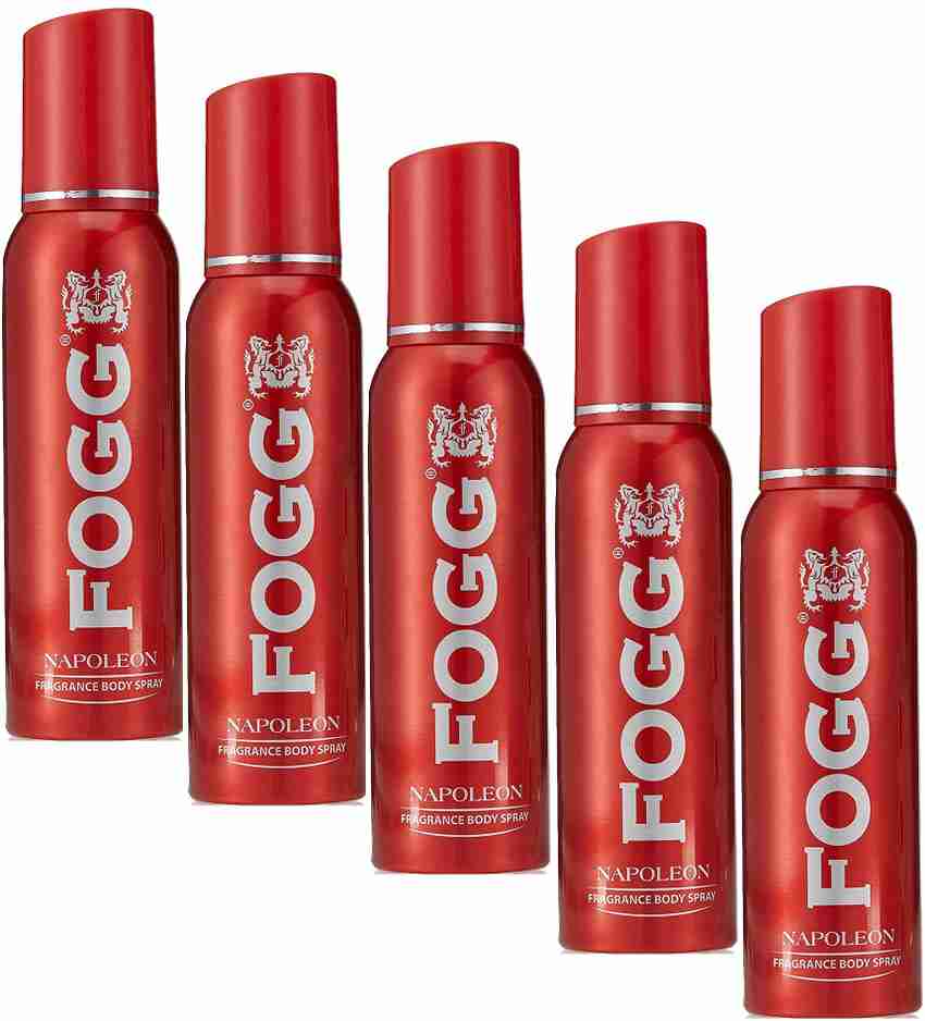 FOGG Napoleon Deodorant Each 120ml Pack Of 5 Body Spray For Men