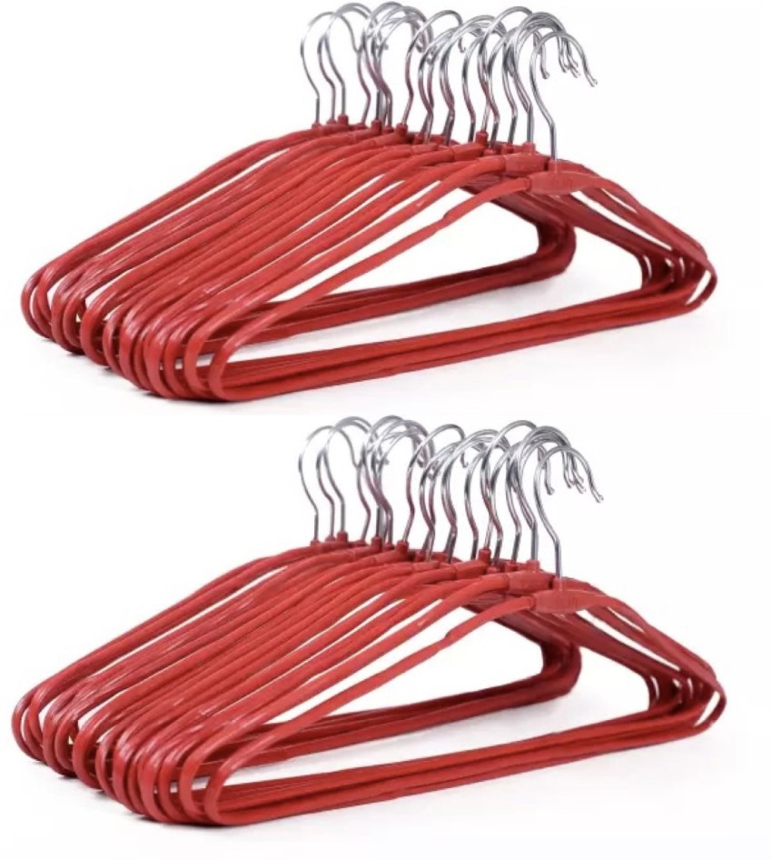 Colored Plastic Coated Wire Metal Hangers 