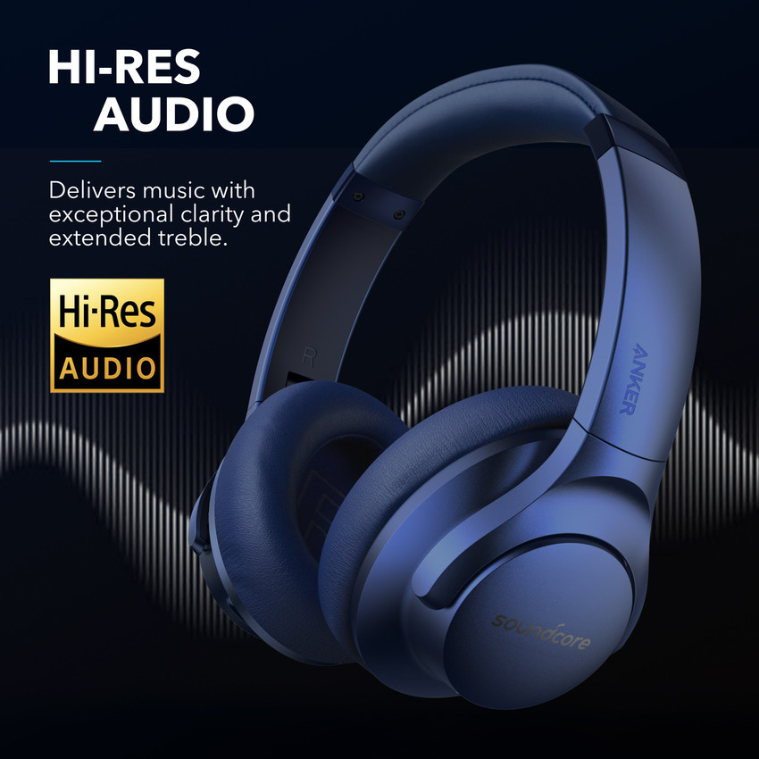 Anker soundcore life q20 bluetooth headphones discount with travel case
