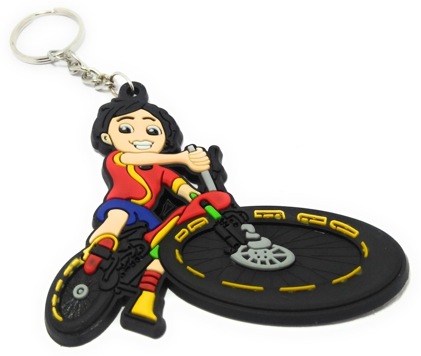 Key Era Shiva Cartoon On Cycle Single Side Keyring Key Chain Price in India Buy Key Era Shiva Cartoon On Cycle Single Side Keyring Key Chain online at Flipkart