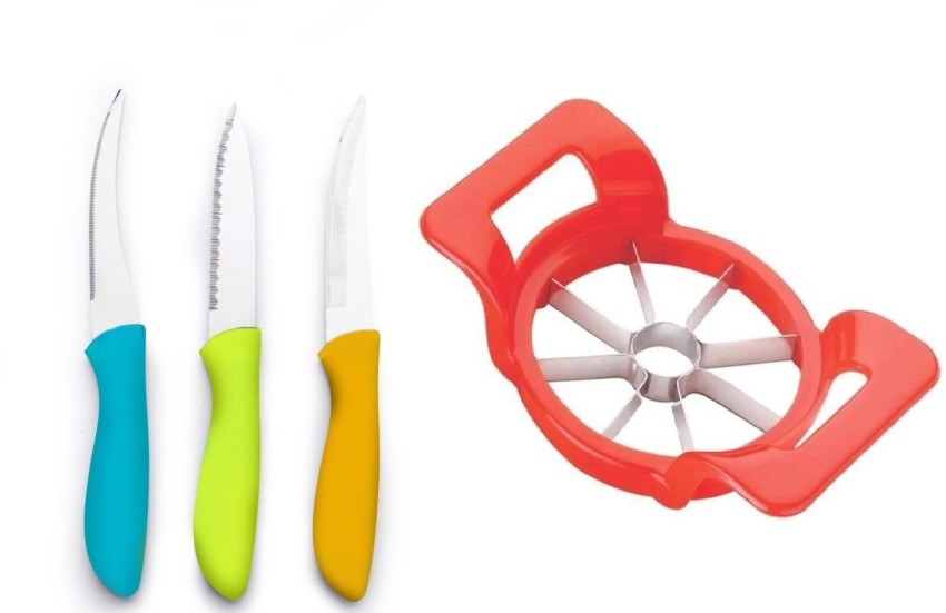 Xudo Apple Slicer/Apple Chopper/Apple Cutter Apple Slicer Red Kitchen Tool  Set