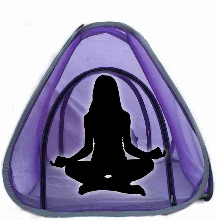 Aim Emporium Polyester Adults Washable Meditation yoga Tent Single Mosquito  Net Tent Sit-in Free standing Cum Child Outdoor Camping Tent Color Purple Mosquito  Net Price in India - Buy Aim Emporium Polyester