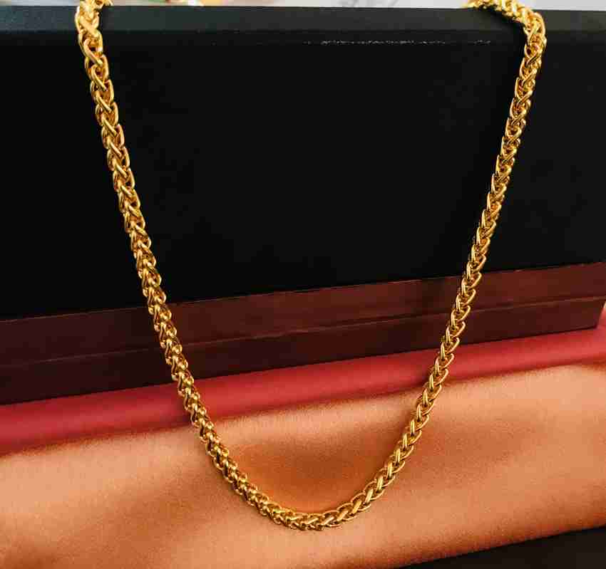 UNIQUE IMITATION GOLD CHAIN FOR MEN Gold plated Plated Brass Chain Price in India Buy UNIQUE IMITATION GOLD CHAIN FOR MEN Gold plated Plated Brass Chain Online at Best Prices in India
