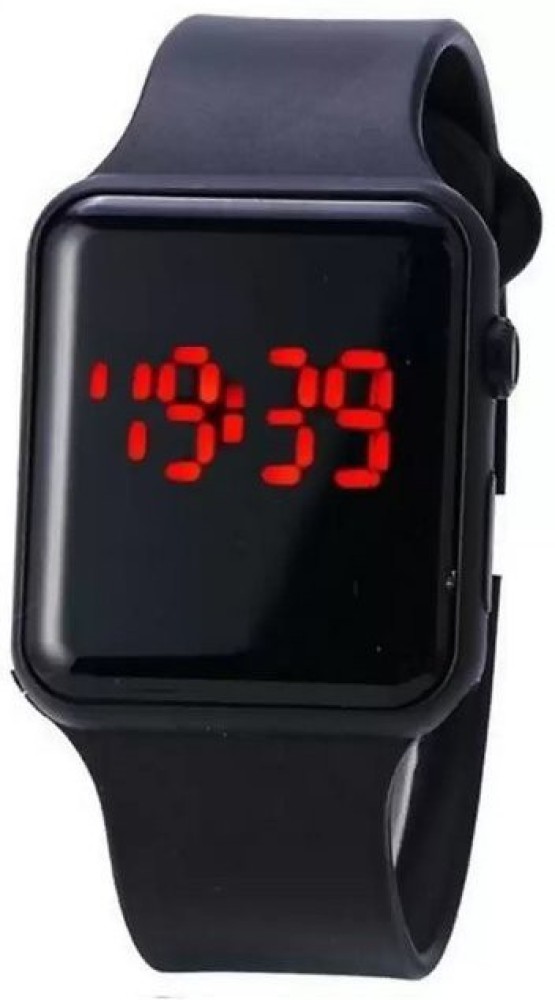 Digital watch best sale rubber band