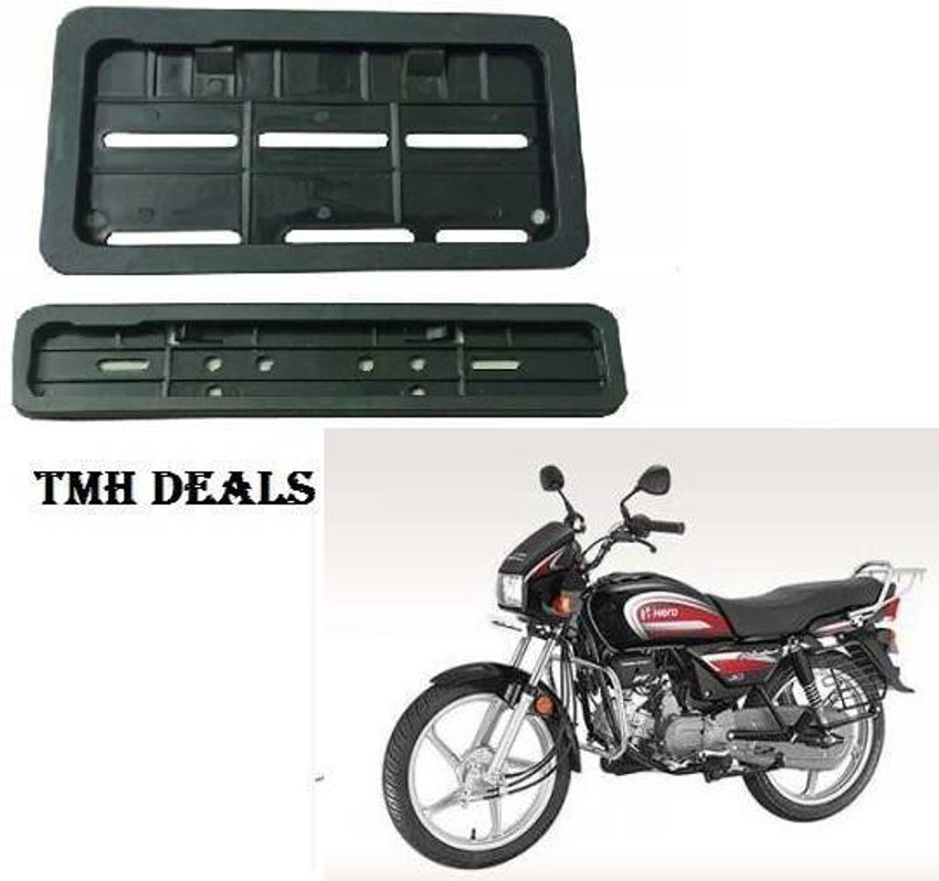 TMH HERO SPLENDOR PLUS NUMBER PLATE COVER HEAVY Bike Number Plate