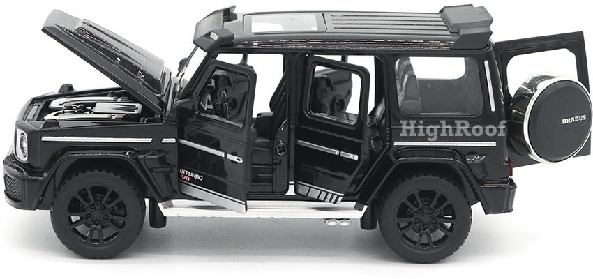 HighRoof 1 32 Die cast brabus 700 Metal Toy car sport car Metal Cars Brabus Toy Cars Pullback Toy car for Kids Best Gifts Vehicle Toys for Kids Sound and Light Pull Back Cars