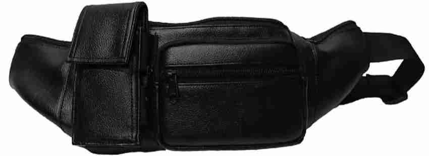 Edwin Money bag Adjustable Strap Waist Bag black Price in India