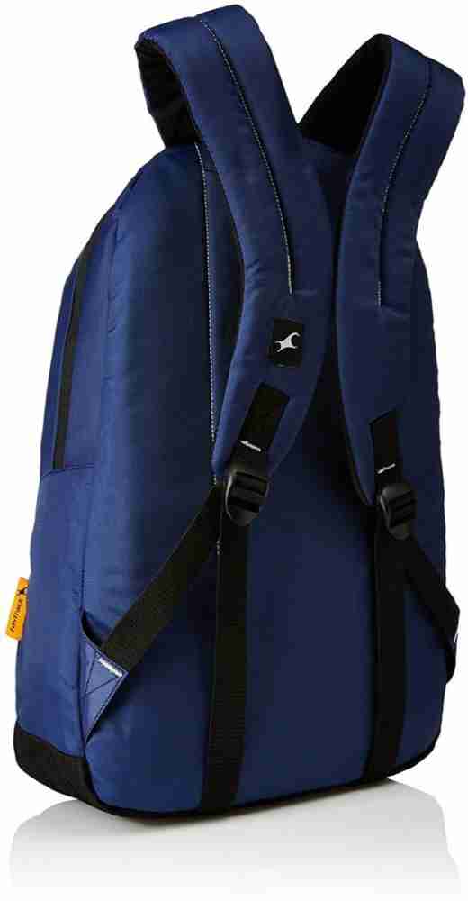 Fastrack unisex navy blue solid backpack hotsell