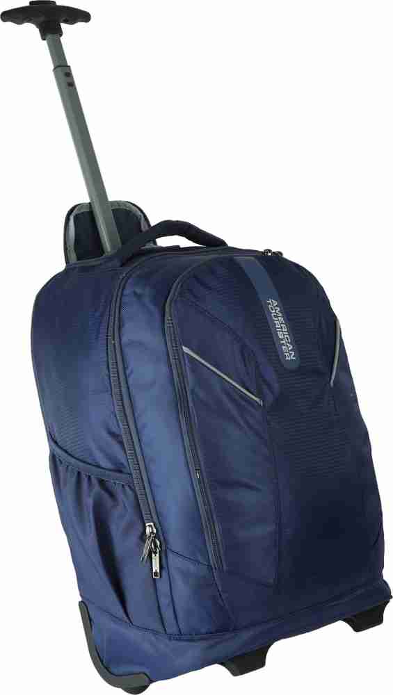 AMERICAN TOURISTER Xeno 39 L Trolley Laptop Backpack Blue Price in India Flipkart