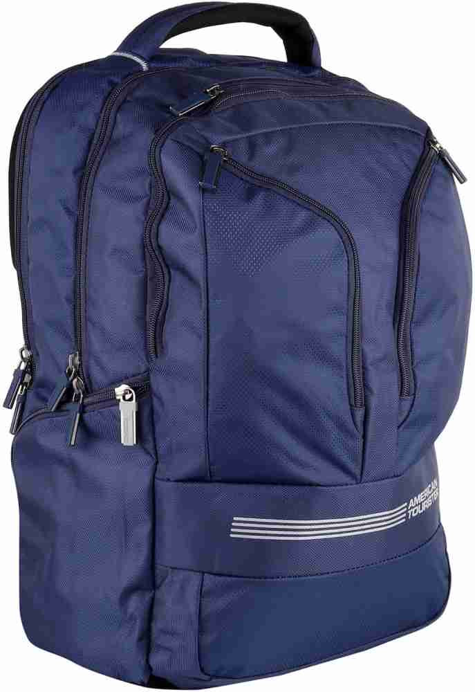 AMERICAN TOURISTER LOGIX 02 NAVY BLUE 2017 28 L Laptop Backpack NAVY BLUE Price in India Flipkart